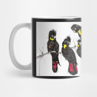 Bushfire black cockatoos Mug